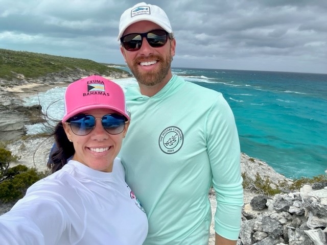 Erin with husband in the Bahamas