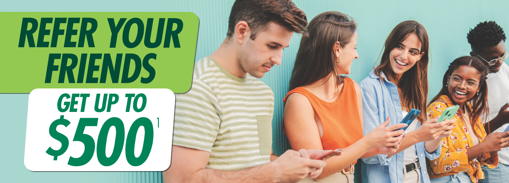 Get up to $500 - Banner