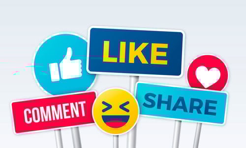 Facebook icons