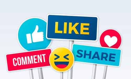 Facebook icons