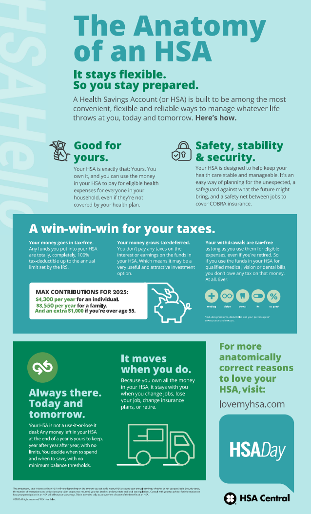 Anatomy of a HSA infographic