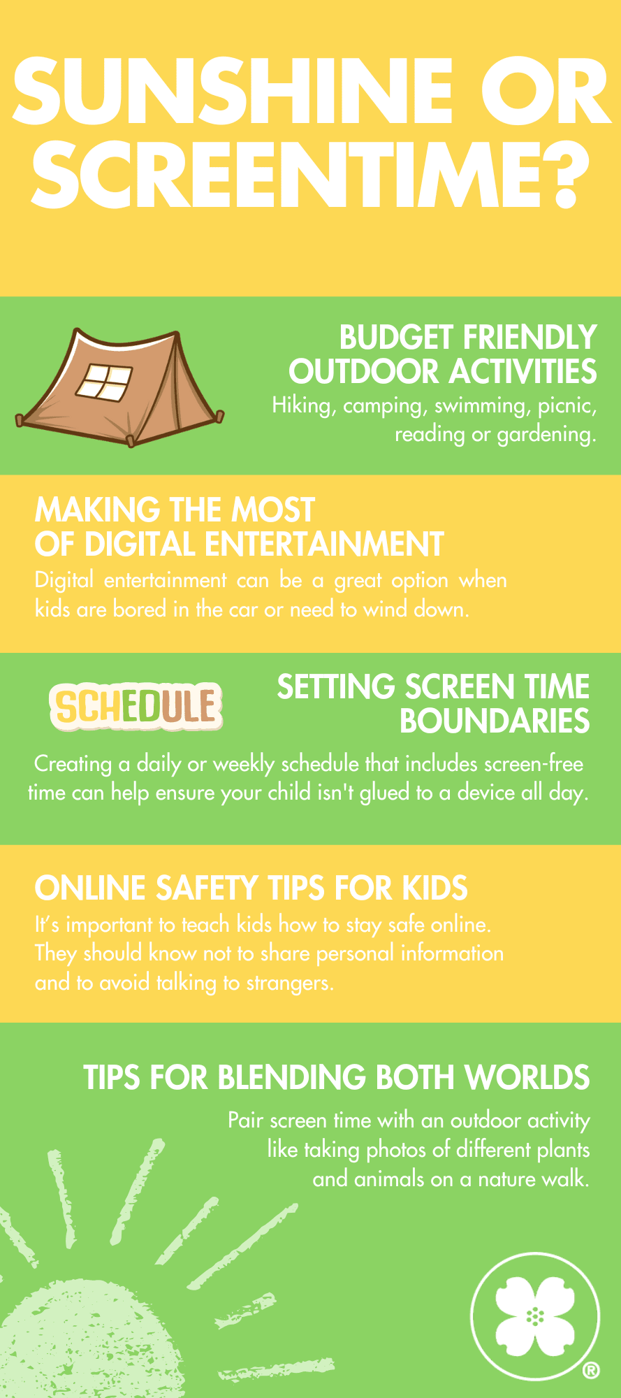 How to balance sunshine and screen time for your kids this summer.
