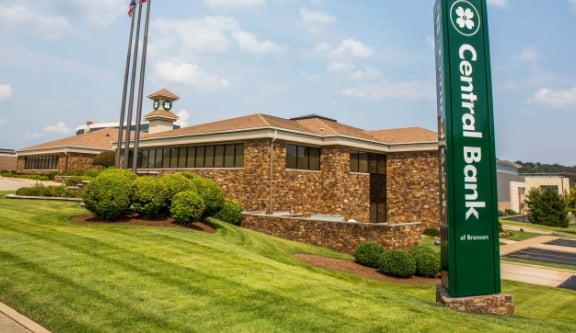 exterior view of branson main branch