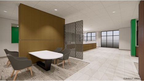 Third render of lobby