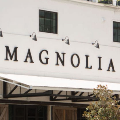Magnolia building sign
