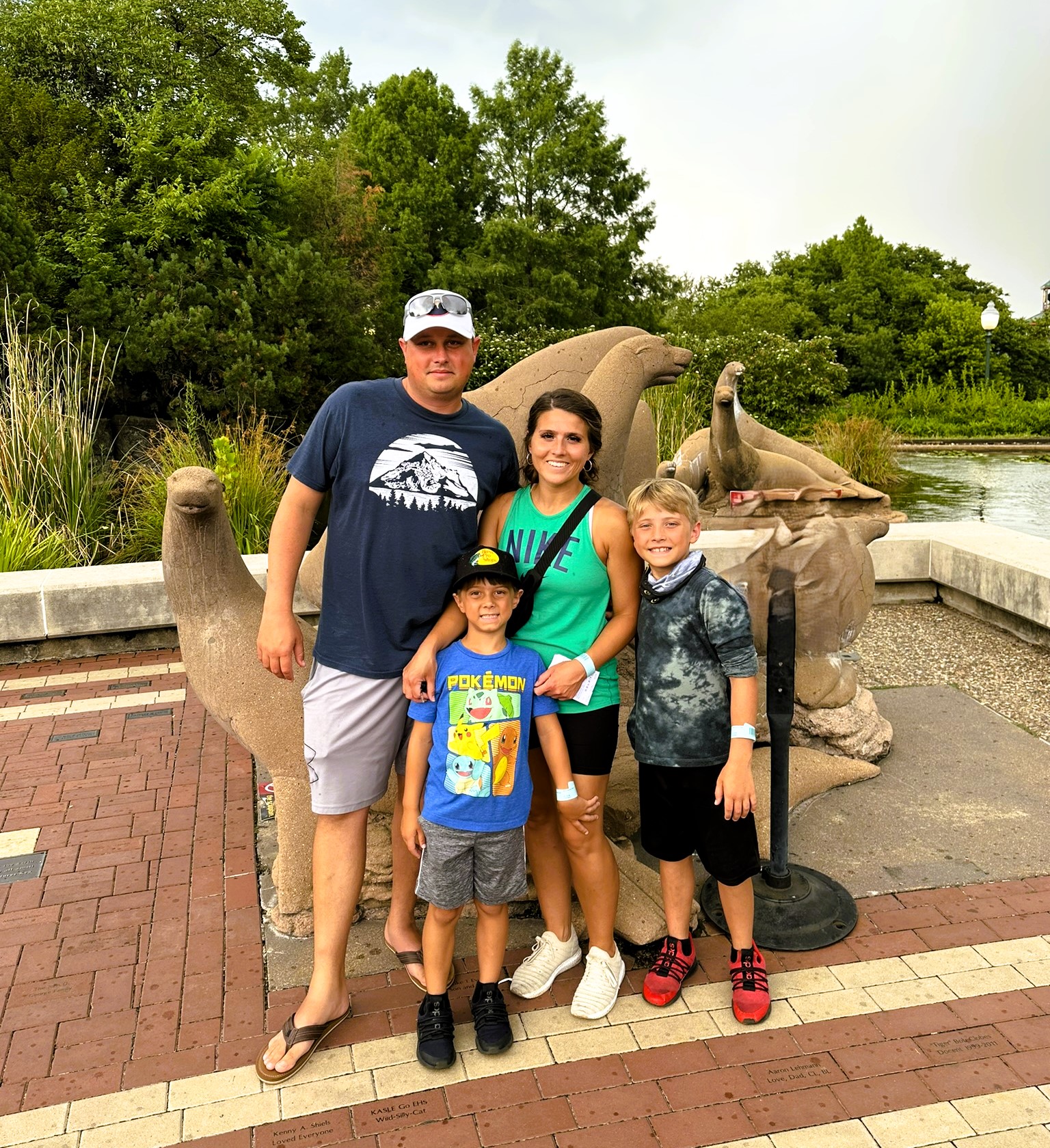 Amber with family