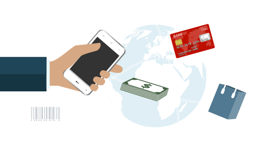 Illustration of ways to make payments online