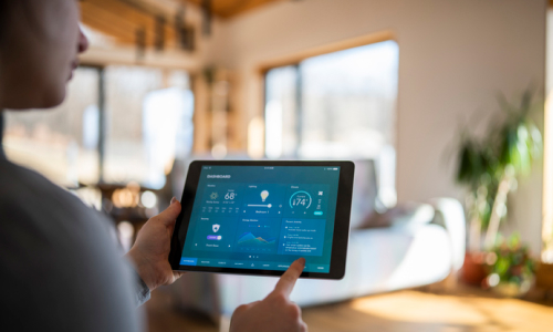 Home automation app on smart phone